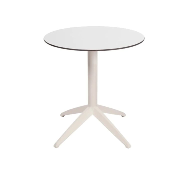 Стол QUATRO FOLD ø 70 WHITE-WHITE1